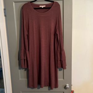 Loft xxl dress with bell sleeves.